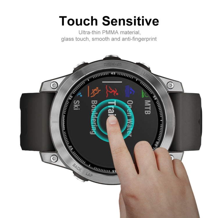 5 PCS ENKAY 3D Full Coverage Soft PC Edge + PMMA HD Screen Protector Film Compatible with Garmin Fenix 7 - Screen Protector by ENKAY | Online Shopping South Africa | PMC TechLife | Buy Now Pay Later Mobicred