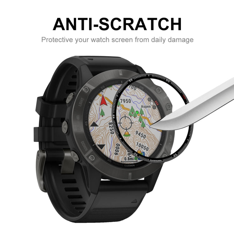 5 PCS ENKAY 3D Full Coverage Soft PC Edge + PMMA HD Screen Protector Film Compatible with Garmin Fenix 7 - Screen Protector by ENKAY | Online Shopping South Africa | PMC TechLife | Buy Now Pay Later Mobicred