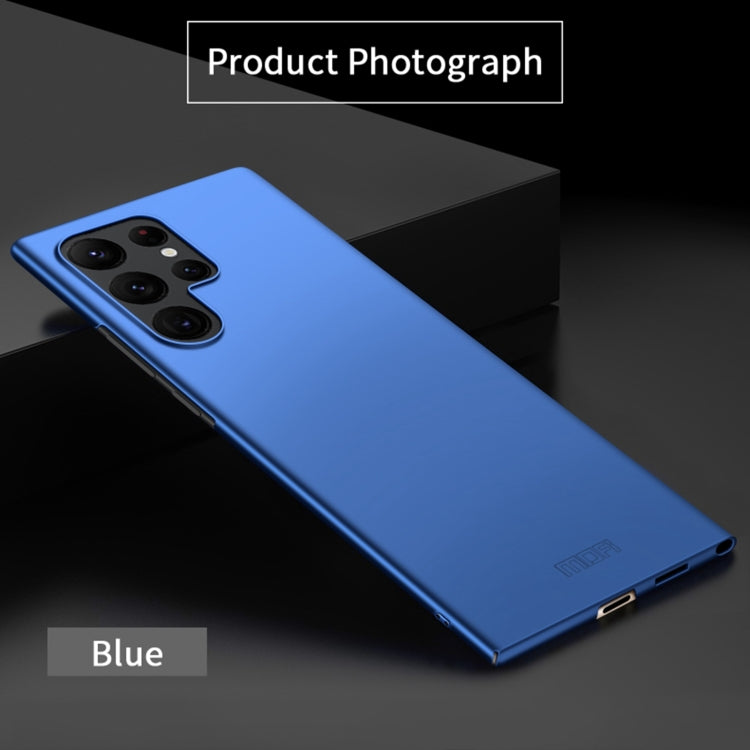 For Samsung Galaxy S22 Ultra 5G MOFI Frosted PC Ultra-thin Hard Case(Blue) - free shipping - PMC TechLife - Order now!