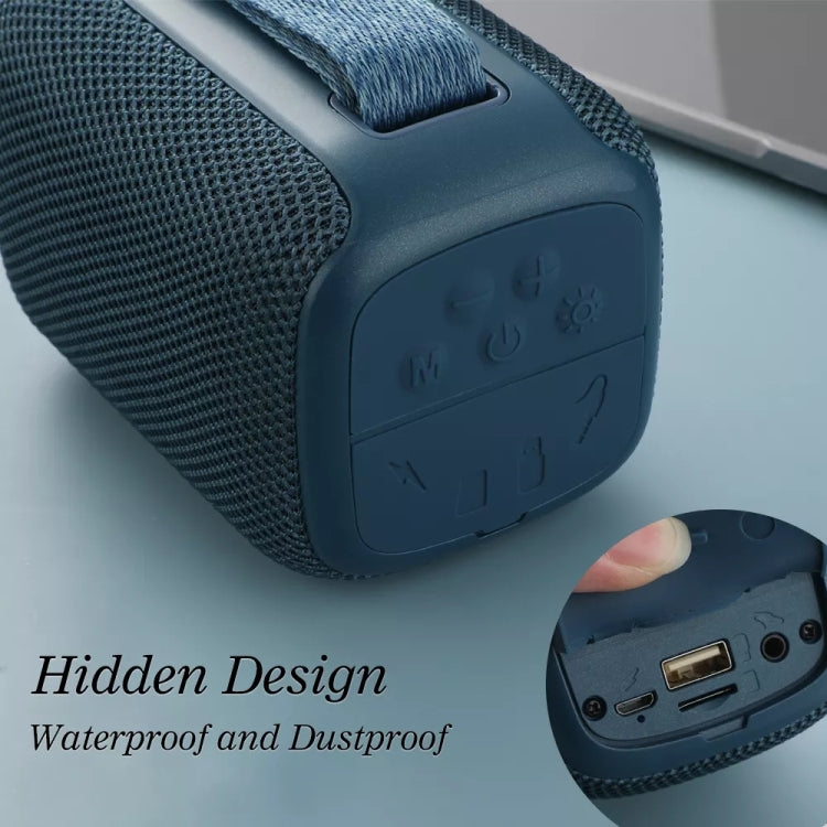 T&G TG339 RGB Light 5W Waterproof Portable Bluetooth Speaker(Red) - Desktop Speaker by T&G | Online Shopping South Africa | PMC TechLife | Buy Now Pay Later Mobicred