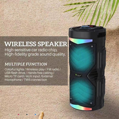 NewRixing NRG6601A Outdoor Portable Karaoke Wireless Speaker 20W Audio Amplifier With Mic(A) - Loudspeaker by New Rixing | Online Shopping South Africa | PMC Jewellery