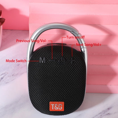 T&G TG321 TWS Portable Wireless Outdoor Mini Speaker with LED Light(Red) - Mini Speaker by T&G | Online Shopping South Africa | PMC Jewellery