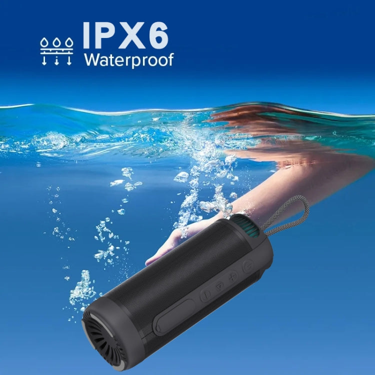 NewRixing NR9015 14W Portable IPX6 Waterproof TWS Stereo Bluetooth Speaker(Blue) - Waterproof Speaker by New Rixing | Online Shopping South Africa | PMC Jewellery