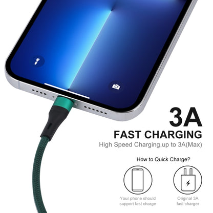 ENKAY ENK-CB118 1m USB 3.0 to 8 Pin 3A Fast Charging Sync Data Cable(Grey) - Normal Style Cable by ENKAY | Online Shopping South Africa | PMC Jewellery