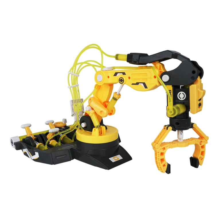 MoFun 102 Hydraulic Robot Arm 3 in 1 Science and Education Assembled Toys(Yellow) - DIY Developmental Toys by MoFun | Online Shopping South Africa | PMC Jewellery | Buy Now Pay Later Mobicred