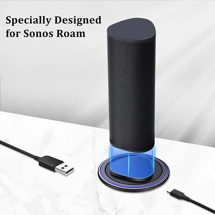For Sonos Roam Bluetooth Speaker Magnetic Wireless Charger Charging Dock - Other Accessories by PMC TechLife | Online Shopping South Africa | PMC TechLife