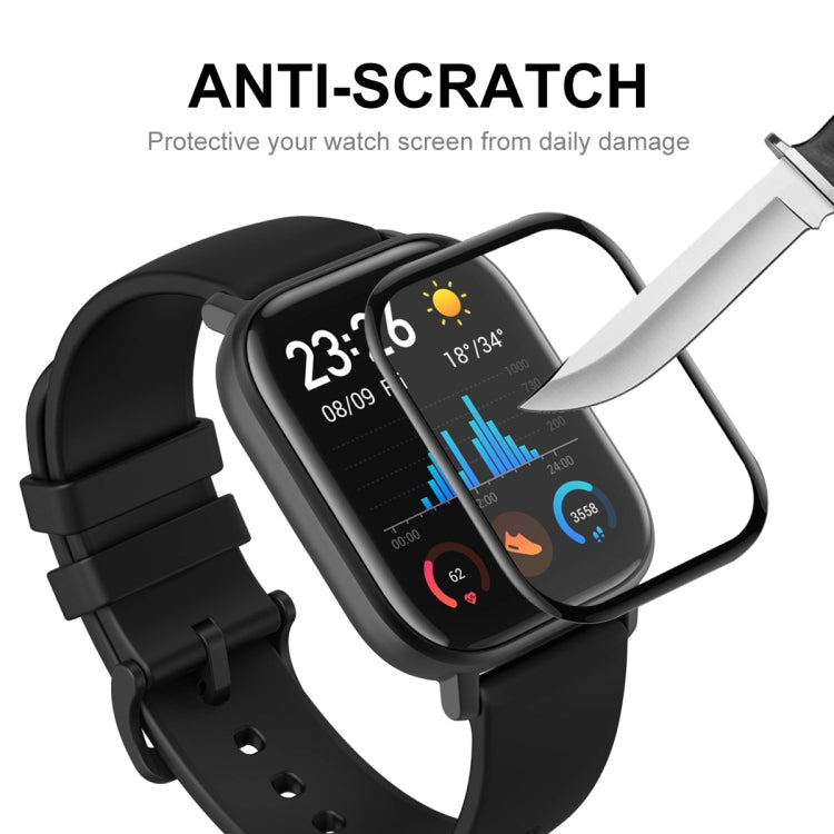 5pcs For Amazfit GTS 4 ENKAY 3D Full Coverage Soft PC Edge + PMMA HD Screen Protector Film - Screen Protector by ENKAY | Online Shopping South Africa | PMC TechLife | Buy Now Pay Later Mobicred
