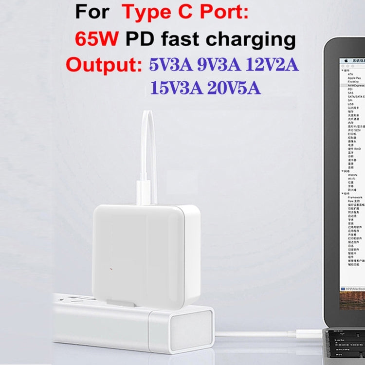 GaN 100W Dual USB + Dual USB-C/Type-C Multi Port Charger for Apple MacBook Series US / EU / UK Plug - Cable & Adapter by PMC Jewellery | Online Shopping South Africa | PMC Jewellery