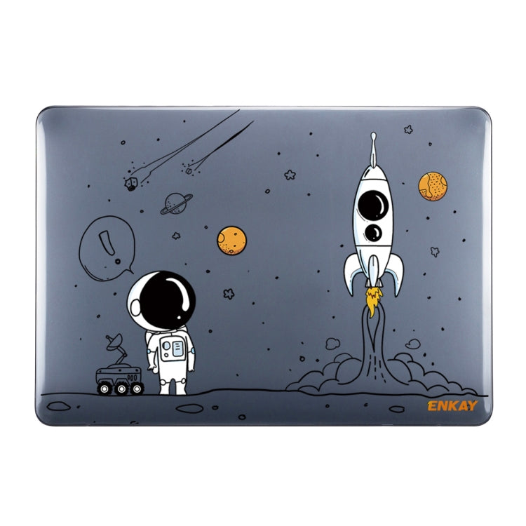 For MacBook Pro 13.3 A1708 ENKAY Hat-Prince 3 in 1 Spaceman Pattern Laotop Protective Crystal Case with TPU Keyboard Film / Anti-dust Plugs, Version:US(Spaceman No.1) - MacBook Pro Cases by ENKAY | Online Shopping South Africa | PMC Jewellery | Buy Now Pay Later Mobicred