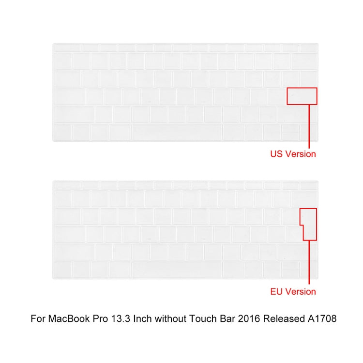 For MacBook Pro 13.3 A1708 ENKAY Hat-Prince 3 in 1 Spaceman Pattern Laotop Protective Crystal Case with TPU Keyboard Film / Anti-dust Plugs, Version:US(Spaceman No.1) - MacBook Pro Cases by ENKAY | Online Shopping South Africa | PMC Jewellery | Buy Now Pay Later Mobicred