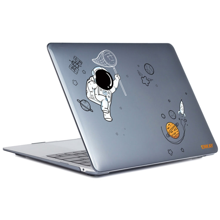 For MacBook Pro 15.4 A1707/A1990 ENKAY Hat-Prince 3 in 1 Spaceman Pattern Laotop Protective Crystal Case with TPU Keyboard Film / Anti-dust Plugs, Version:US(Spaceman No.2) - MacBook Pro Cases by ENKAY | Online Shopping South Africa | PMC Jewellery