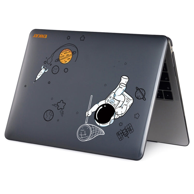 For MacBook Pro 16.1 A2141 ENKAY Hat-Prince 3 in 1 Spaceman Pattern Laotop Protective Crystal Case with TPU Keyboard Film / Anti-dust Plugs, Version:US(Spaceman No.2) - MacBook Pro Cases by ENKAY | Online Shopping South Africa | PMC TechLife | Buy Now Pay Later Mobicred
