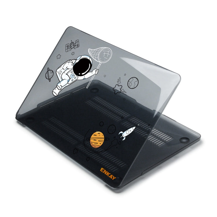 For MacBook Pro 16.1 A2141 ENKAY Hat-Prince 3 in 1 Spaceman Pattern Laotop Protective Crystal Case with TPU Keyboard Film / Anti-dust Plugs, Version:US(Spaceman No.2) - MacBook Pro Cases by ENKAY | Online Shopping South Africa | PMC TechLife | Buy Now Pay Later Mobicred
