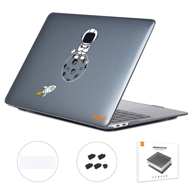 For MacBook Pro 16.1 A2141 ENKAY Hat-Prince 3 in 1 Spaceman Pattern Laotop Protective Crystal Case with TPU Keyboard Film / Anti-dust Plugs, Version:US(Spaceman No.4) - MacBook Pro Cases by ENKAY | Online Shopping South Africa | PMC TechLife | Buy Now Pay Later Mobicred