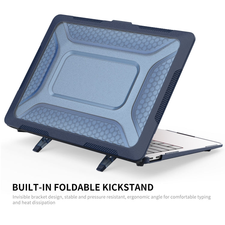 For MacBook Pro 13.3 A2251/A2289/A2338 ENKAY Hat-Prince 3 in 1 Protective Bracket  Case Cover Hard Shell with TPU Keyboard Film / Anti-dust Plugs, Version:EU(Black) - free shipping - PMC TechLife - Order now!