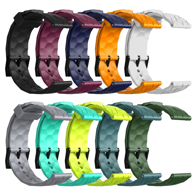 For Amazfit GTR 2 22mm Football Pattern Solid Color Silicone Watch Band(Teal) - free shipping - PMC TechLife - Order now!