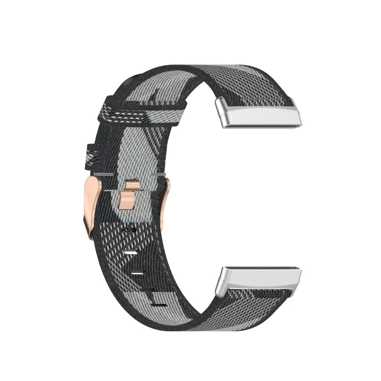 For Fitbit Versa 3 Nylon Weave Canvas Watch Band(Grey) - free shipping - PMC TechLife - Order now!