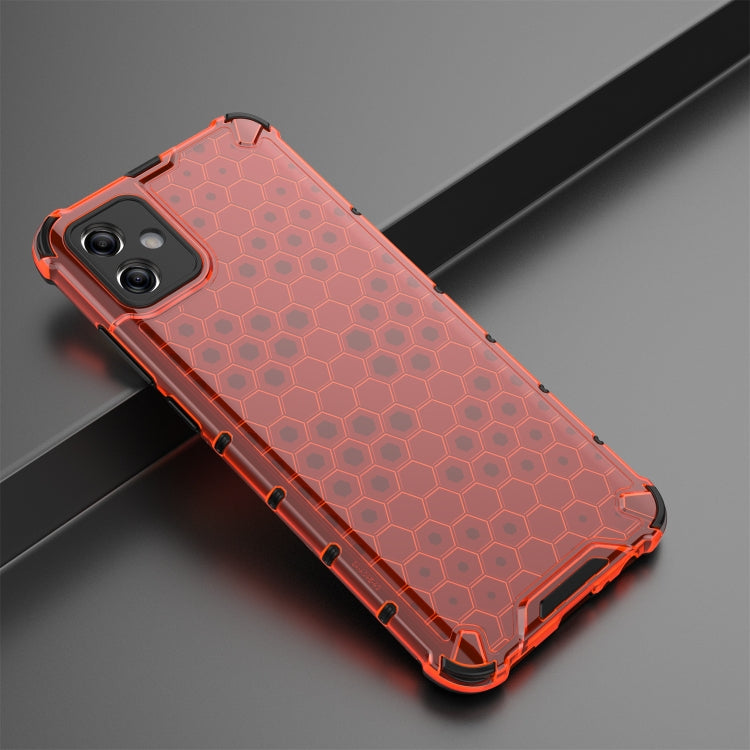 For Samsung Galaxy A04e 4G Honeycomb Phone Case(Red) - Galaxy Phone Cases by PMC Jewellery | Online Shopping South Africa | PMC Jewellery