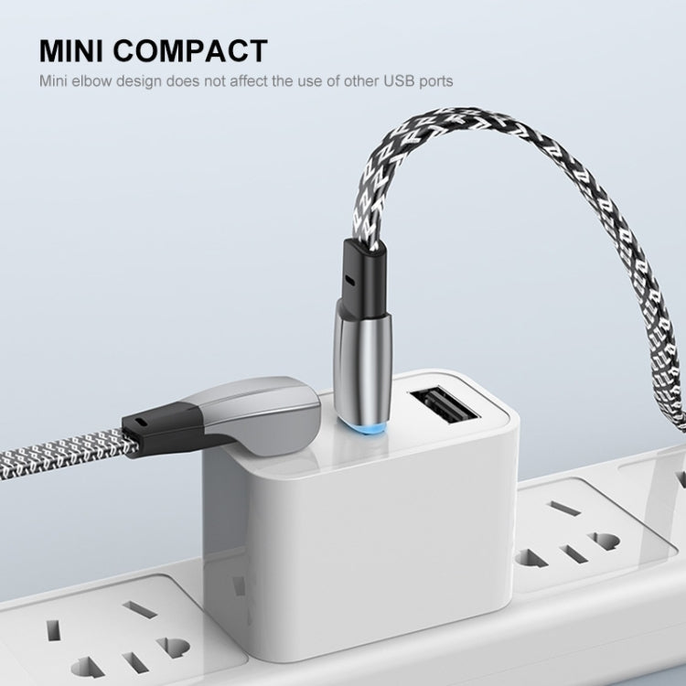 ENKAY Hat-Prince 30W USB C / Type-C to 8 Pin 3A Fast Charging Data Weave Cable, Length:2m - free shipping - PMC TechLife - Order now!