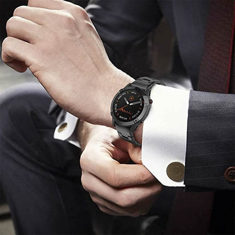Compatible with Garmin Fenix 5 22mm Titanium Alloy Quick Release Watch Band(Black) - free shipping - PMC TechLife - Order now!