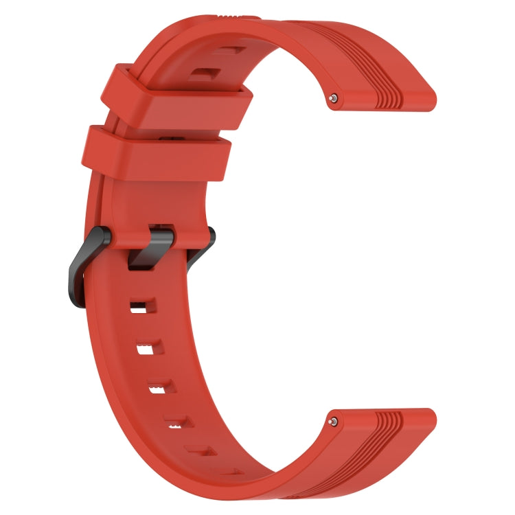 For Honor MagicWatch2 42mm 20mm Concave Striped Slicone Watch Band(Red) - free shipping - PMC TechLife - Order now!