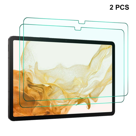 For Samsung Galaxy Tab S8+ 12.4 2pcs ENKAY 0.33mm Explosion-proof Tempered Glass Film - For Samsung Tab by ENKAY | Online Shopping South Africa | PMC Jewellery | Buy Now Pay Later Mobicred