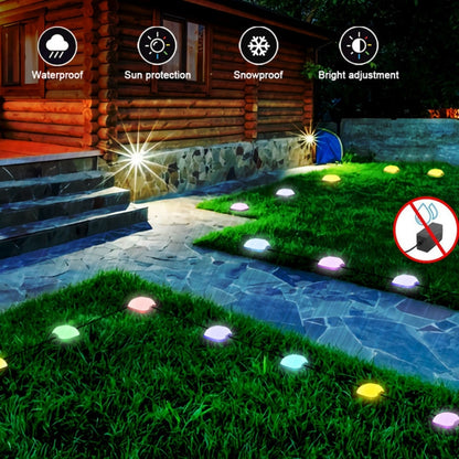 CP01 Outdoor WIFI Smart APP Control Garden Lamp Music Sync Outdoor Ground Lights(EU Plug) - Buried Lights by PMC Jewellery | Online Shopping South Africa | PMC Jewellery