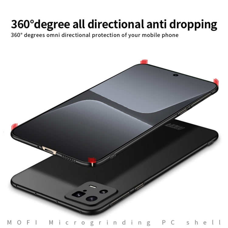 For Xiaomi 13 MOFI Frosted Ultra-thin PC Hard Case(Blue) - free shipping - PMC TechLife - Order now!