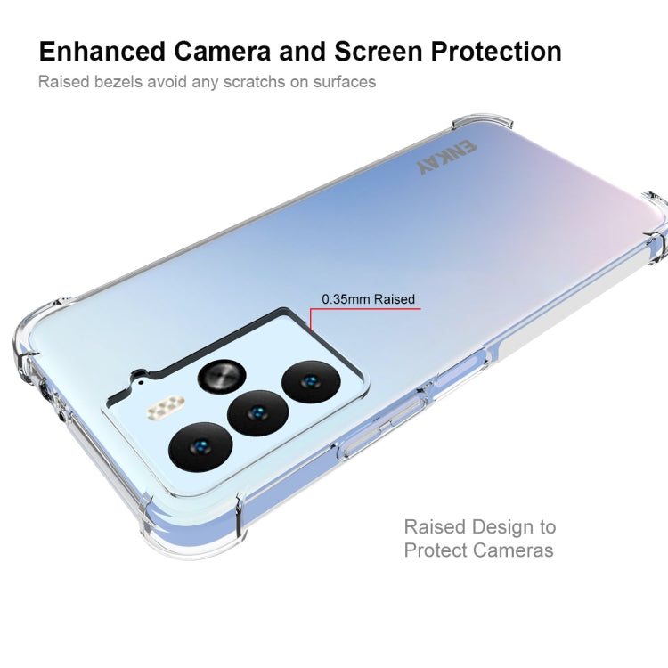 For HTC U23 Pro ENKAY Hat-Prince Transparent TPU Shockproof Phone Case - HTC by ENKAY | Online Shopping South Africa | PMC TechLife | Buy Now Pay Later Mobicred