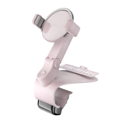 088 With Parking Phone Sign 360 Degrees Rotation Car Dashboard Mount Cell Phone Holder(Pink) - Car Holders by PMC Jewellery | Online Shopping South Africa | PMC Jewellery