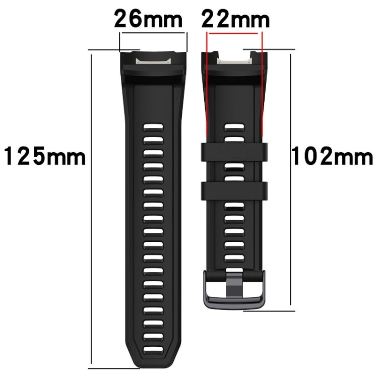 For Garmin Instinct 2X Sports Silicone Replacement Watch Band(White) - Watch Bands by PMC Jewellery | Online Shopping South Africa | PMC Jewellery