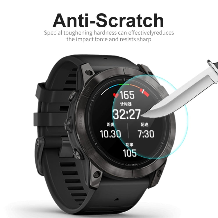 For Garmin Epix Pro Gen 2 51mm 2pcs ENKAY 0.2mm 9H Tempered Glass Screen Protector Watch Film - Screen Protector by ENKAY | Online Shopping South Africa | PMC Jewellery