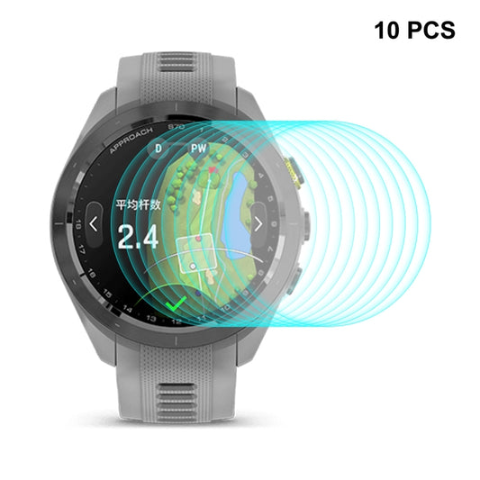 Compatible with Garmin Approach S70 42mm 10pcs ENKAY 0.2mm 9H Tempered Glass Screen Protector Watch Film - Screen Protector by ENKAY | Online Shopping South Africa | PMC Jewellery | Buy Now Pay Later Mobicred