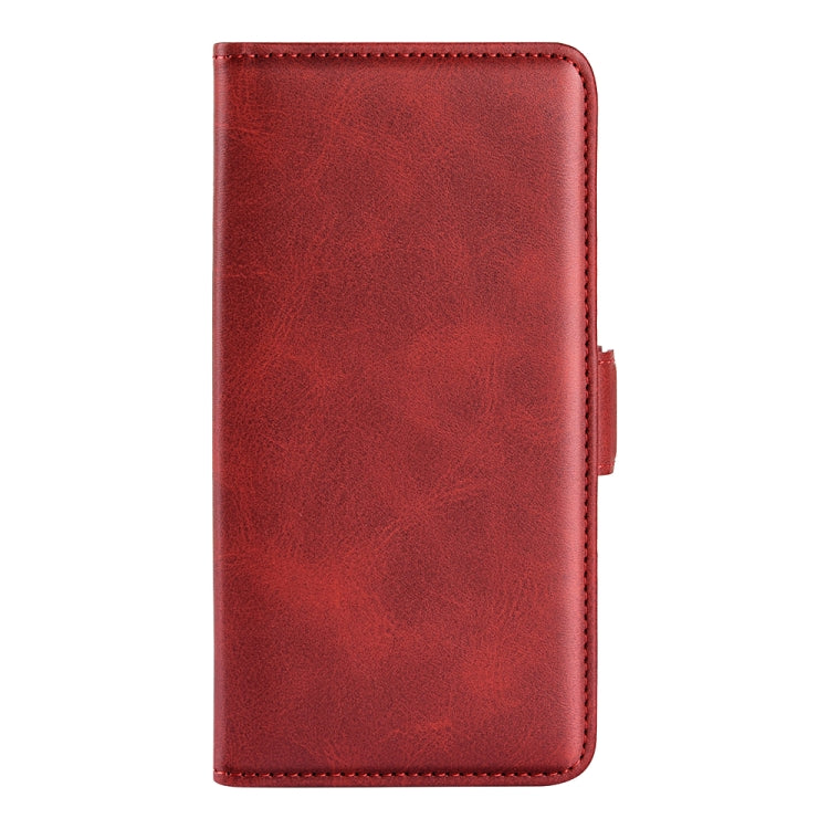 For iPhone 15 Dual-side Magnetic Buckle Horizontal Flip Leather Phone Case(Red) - iPhone 15 Cases by PMC Jewellery | Online Shopping South Africa | PMC Jewellery