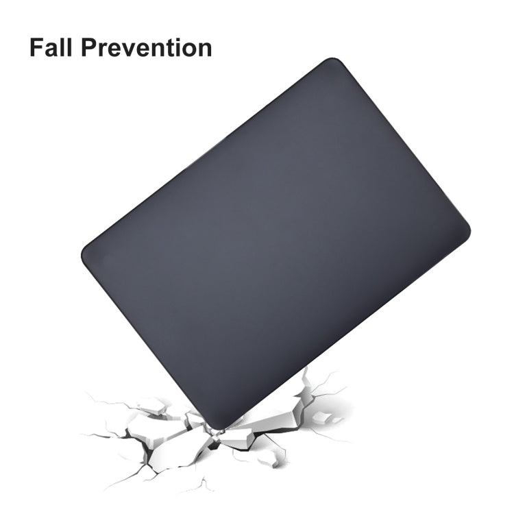 For MacBook Air 15.3 (A2941) ENKAY Hat-Prince Matte Protective Case Cover Hard Shell(Black) - MacBook Air Cases by ENKAY | Online Shopping South Africa | PMC Jewellery