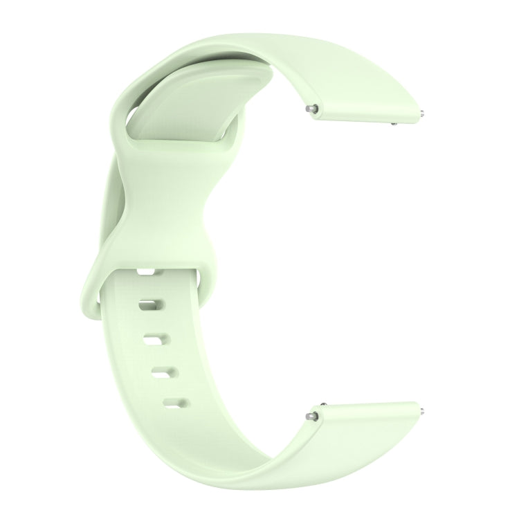 For Amazfit Active S Butterfly 8-shaped Buckle Silicone Watch Band(Green) - Watch Bands by PMC TechLife | Online Shopping South Africa | PMC TechLife