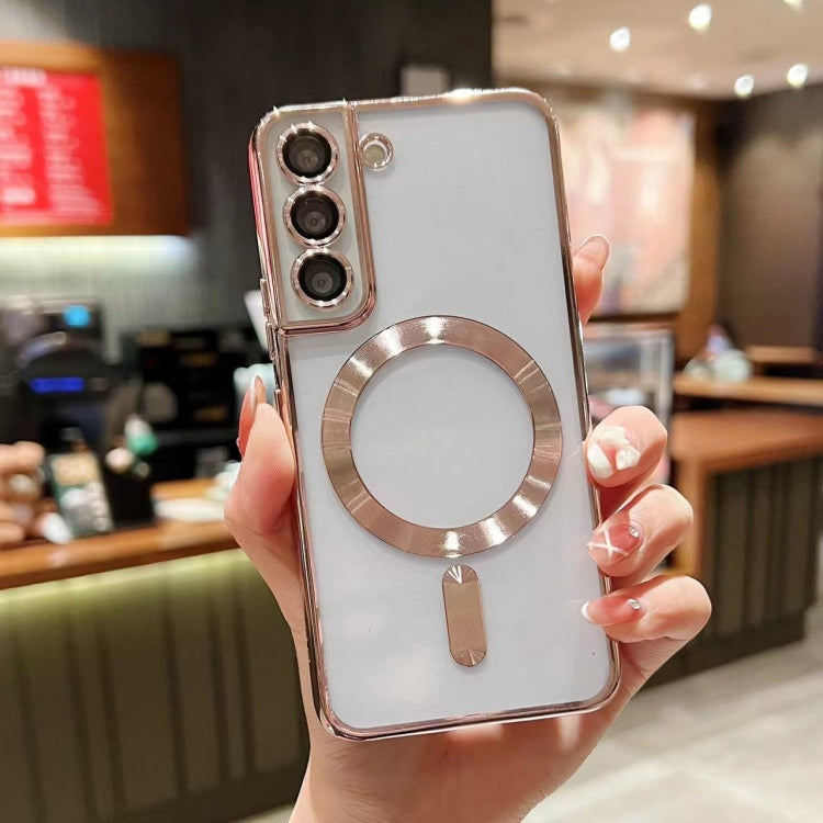 For Samsung Galaxy S23 5G MagSafe Electroplating TPU Phone Case(Rose  Gold) - Galaxy S23 5G Cases by PMC TechLife | Online Shopping South Africa | PMC TechLife