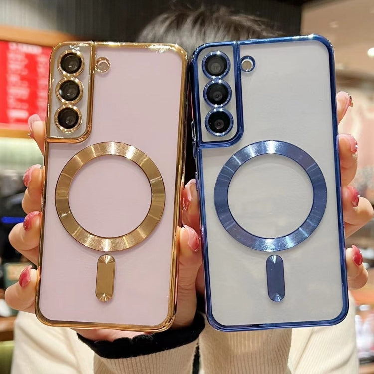 For Samsung Galaxy S22+ 5G MagSafe Electroplating TPU Phone Case(Rose  Gold) - Galaxy S22+ 5G Cases by PMC TechLife | Online Shopping South Africa | PMC TechLife | Buy Now Pay Later Mobicred