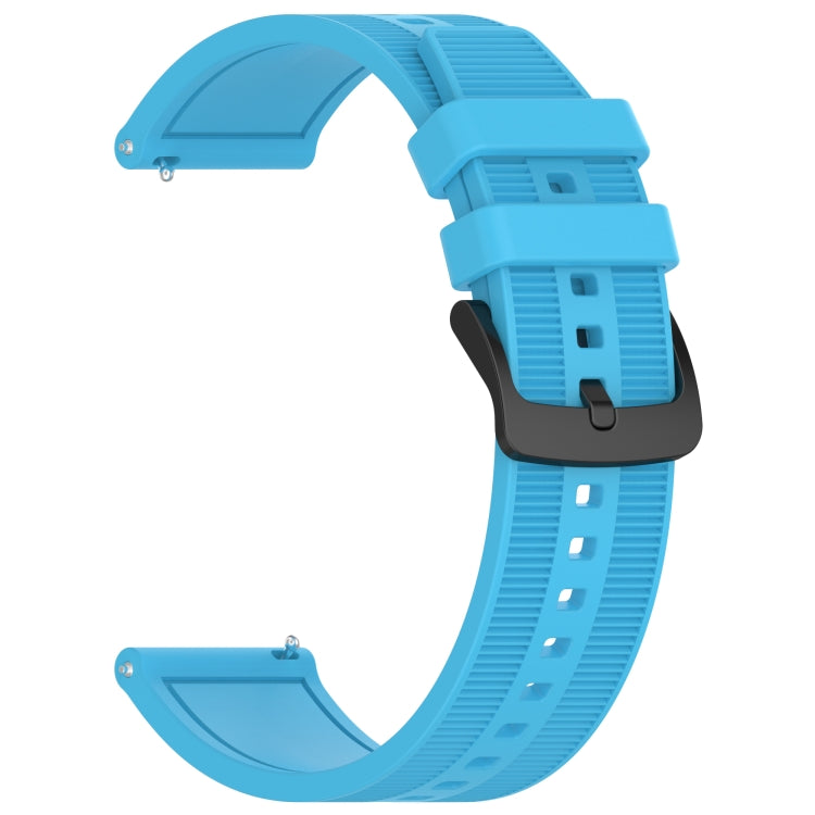 For Huawei Watch Buds 22mm Textured Silicone Solid Color Watch Band(Sky Blue) - Watch Bands by PMC TechLife | Online Shopping South Africa | PMC TechLife