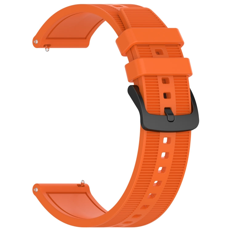 For Huawei Watch GT3 46mm 22mm Textured Silicone Solid Color Watch Band(Orange) - Watch Bands by PMC TechLife | Online Shopping South Africa | PMC TechLife
