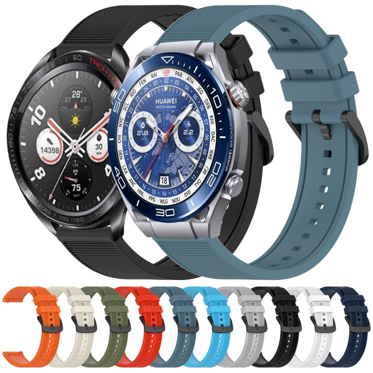 For Honor Watch Dream 22mm Textured Silicone Solid Color Watch Band(Starlight) - Watch Bands by PMC TechLife | Online Shopping South Africa | PMC TechLife