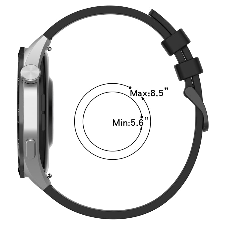 For Huawei Watch GT3 46mm 22mm Textured Silicone Solid Color Watch Band(White) - Watch Bands by PMC TechLife | Online Shopping South Africa | PMC TechLife