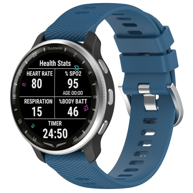 Compatible with Garmin D2 Air X10 43mm Cross Texture Silicone Watch Band(Dark Blue) - free shipping - PMC TechLife - Order now!