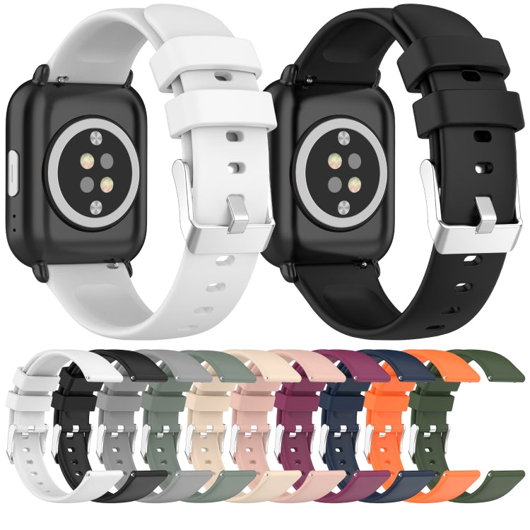 For Amazfit GTS 2 Mini 20mm Smooth Solid Color Silicone Watch Band(Beige) - free shipping - PMC TechLife - Order now!