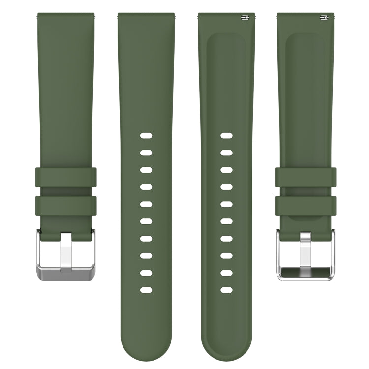 For Amazfit Bip 3 Pro 20mm Smooth Solid Color Silicone Watch Band(White) - free shipping - PMC TechLife - Order now!