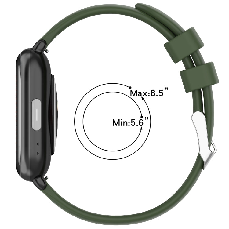 For Amazfit Bip 3 Pro 20mm Smooth Solid Color Silicone Watch Band(White) - free shipping - PMC TechLife - Order now!