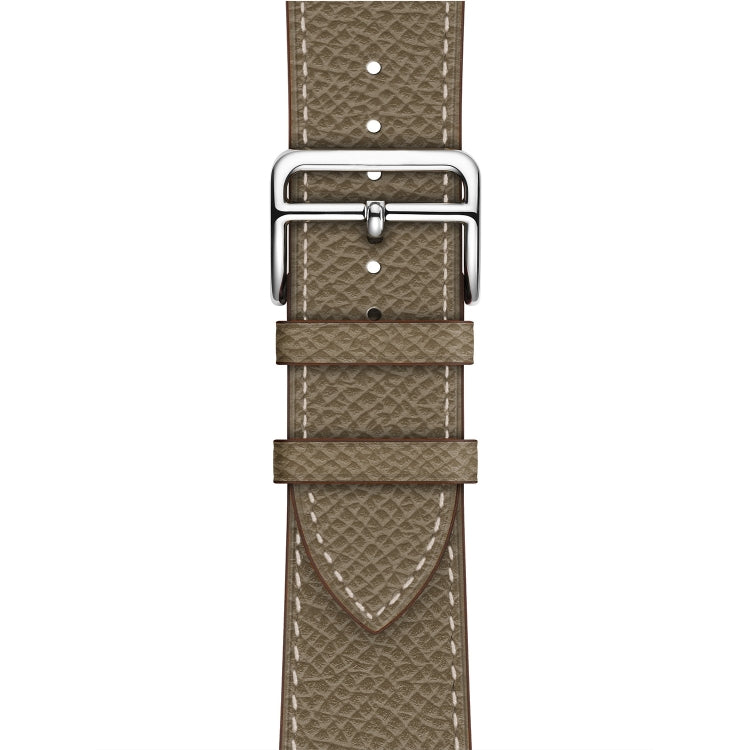 For Apple Watch 3 / 2 / 1 Generation 38mm Universal Leather Cross Band(Gray) - Watch Bands by PMC TechLife | Online Shopping South Africa | PMC TechLife | Buy Now Pay Later Mobicred