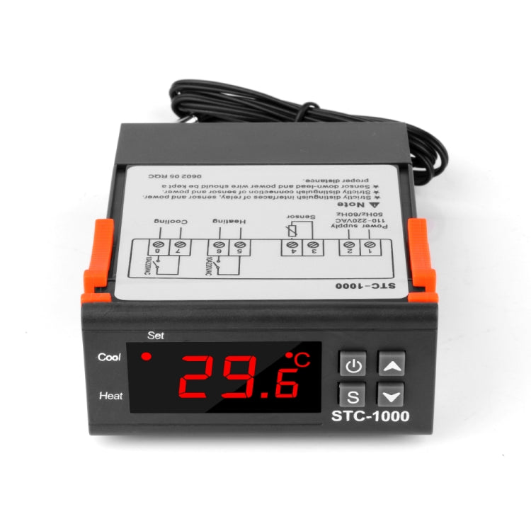 STC-1000 220V Digital Temperature Controller LED Temperature Regulator Thermostat for Incubator Relay 10A Heating and Cooling - Thermostat & Thermometer by PMC Jewellery | Online Shopping South Africa | PMC Jewellery