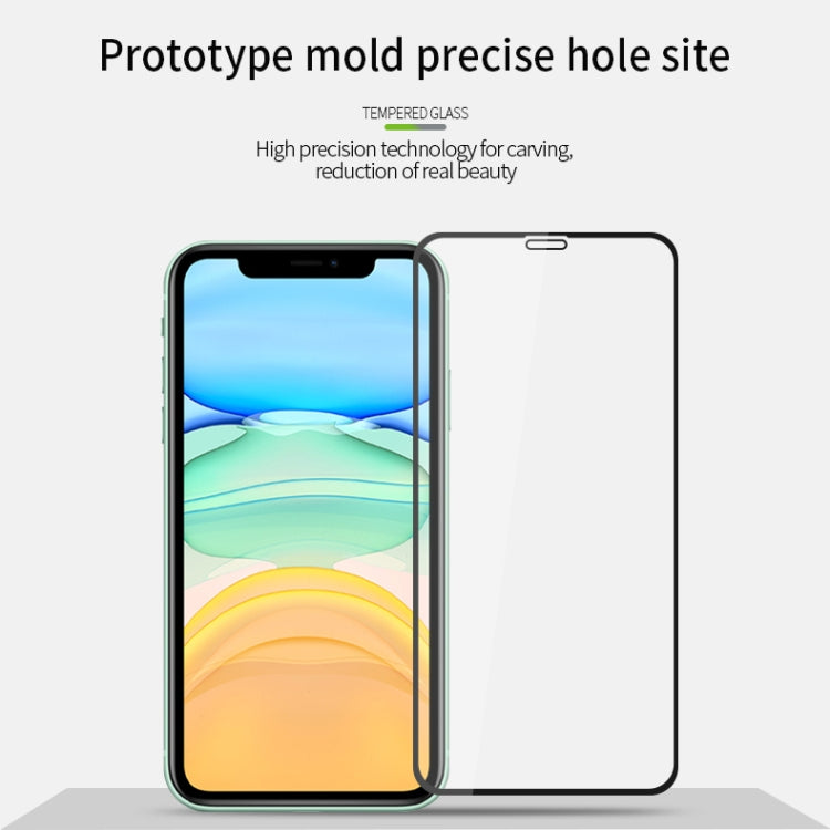 For iPhone 11 MOFI 9H 2.5D Full Screen Tempered Glass Film(Black) - free shipping - PMC TechLife - Order now!