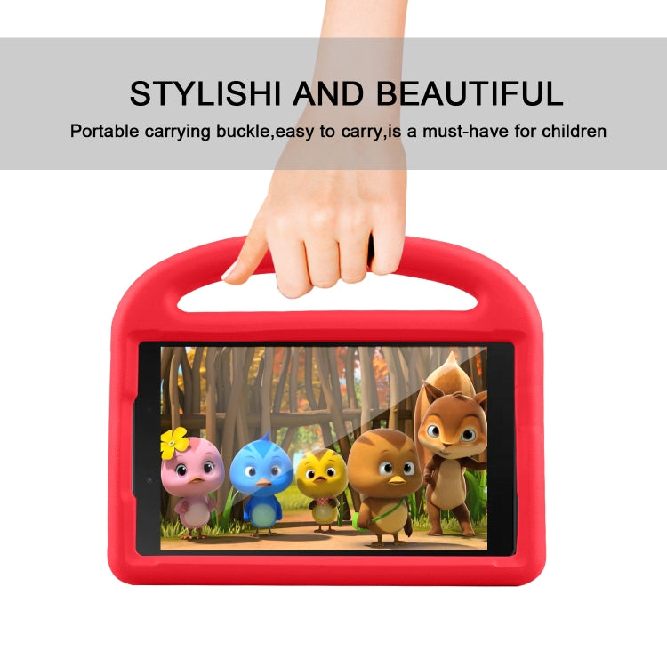 For Galaxy Tab A 8.0 (2019)T290 / T295 Sparrow Style Flat Anti Falling Protective Shell with Bracket(Red) - Tab A 8.0 & S Pen (2019) P200/P205 by PMC TechLife | Online Shopping South Africa | PMC TechLife | Buy Now Pay Later Mobicred